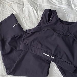 Alphalete legging and sports bra bundle